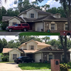 Before and After Full Roof Replacement